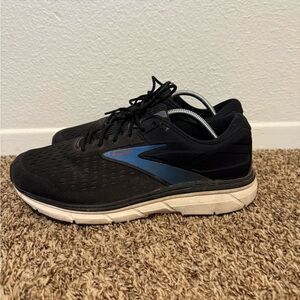 Brooks Men’s Dyad Running Shoes Black/Blue Size 11 Extra Wide 4E